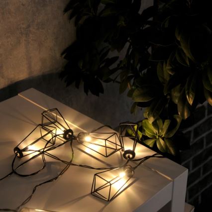 LED Dekorační svítidlo ALBORG 10xLED/2xAA