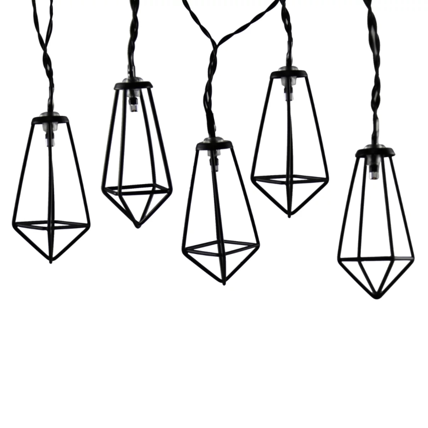 LED Dekorační svítidlo ALBORG 10xLED/2xAA