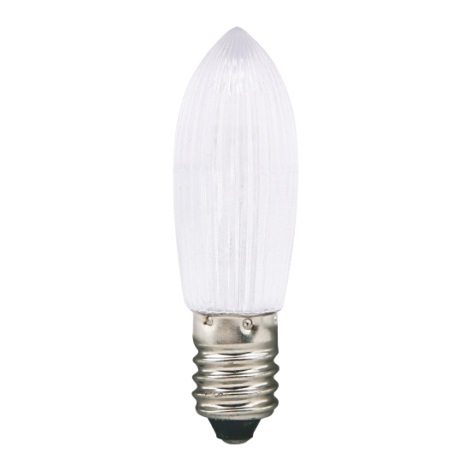 LED dekorační žárovka E10/0,01W/14-55V 5000K