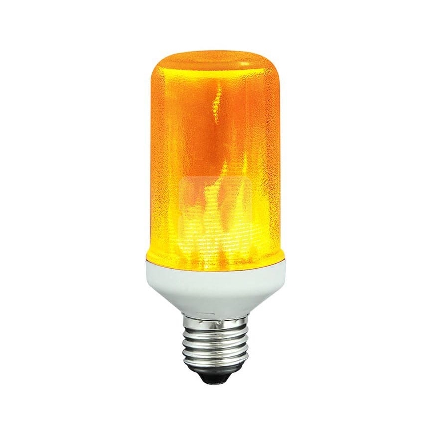 LED Dekorační žárovka FLAME T60 E27/3W/230V 1400K