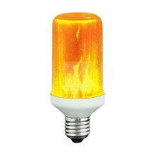 LED Dekorační žárovka FLAME T60 E27/3W/230V