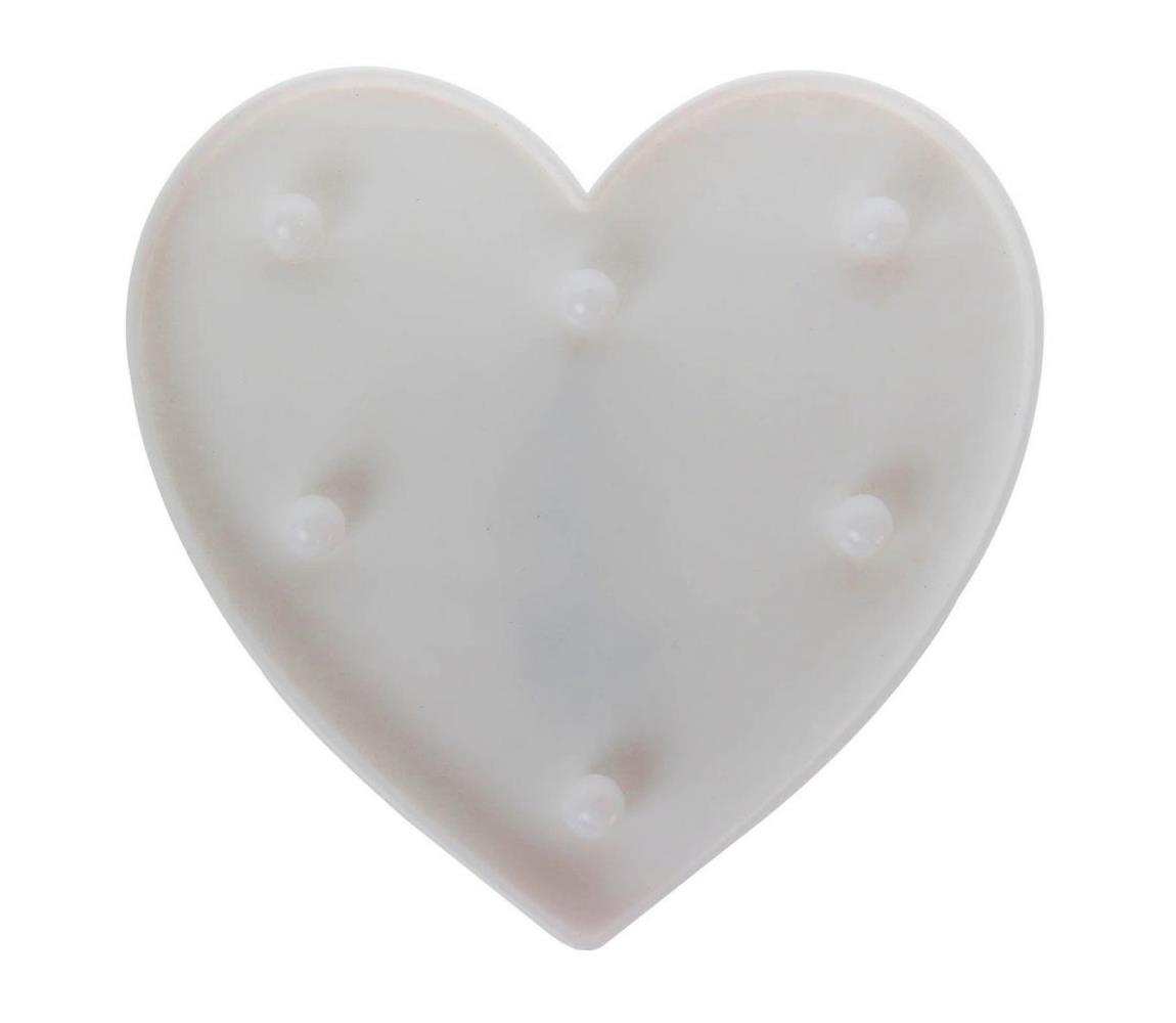 Milagro LED Dekorativní svítidlo HEART LED/2xAA MI0236