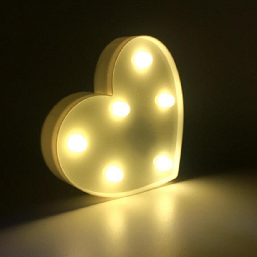 LED Dekorativní svítidlo HEART LED/2xAA