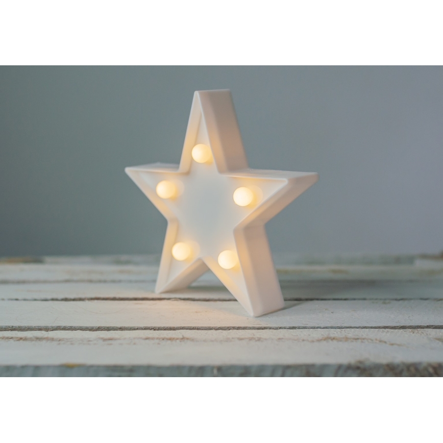 LED Dekorativní svítidlo STAR LED/2xAA