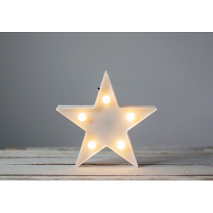 LED Dekorativní svítidlo STAR LED/2xAA