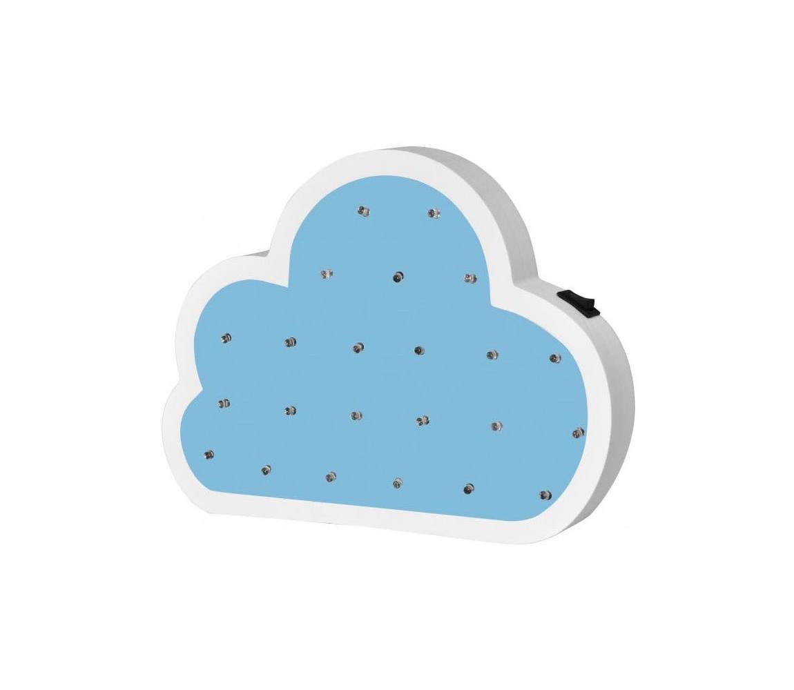 Polux LED Dětská lampa LED/2xAA mrak SA0843