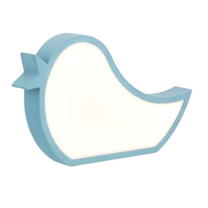 LED Dětská stolní lampa BIRD LED/12W/230V modrá