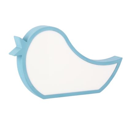 LED Dětská stolní lampa BIRD LED/12W/230V modrá