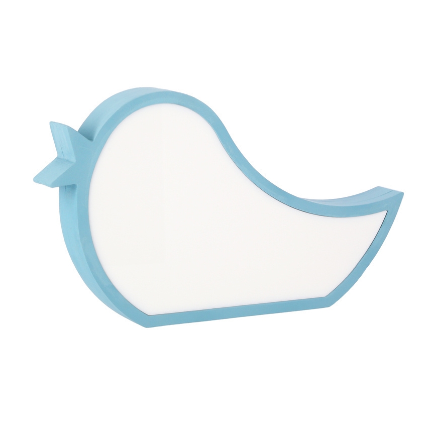 LED Dětská stolní lampa BIRD LED/12W/230V modrá
