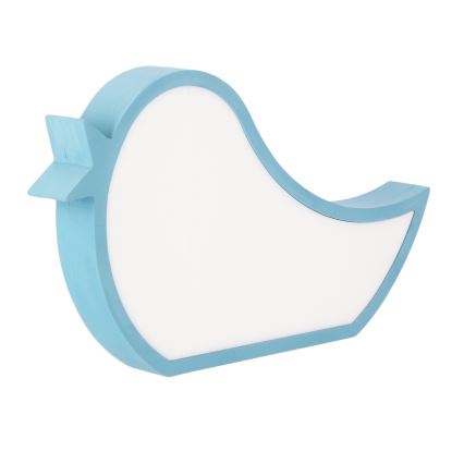 LED Dětská stolní lampa BIRD LED/12W/230V modrá