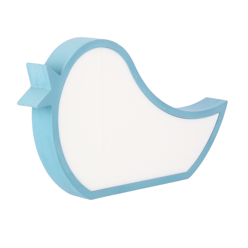 LED Dětská stolní lampa BIRD LED/12W/230V modrá