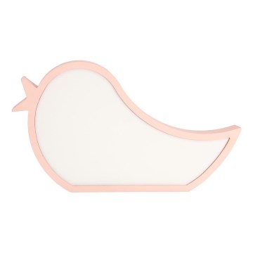 LED Dětská stolní lampa BIRD LED/12W/230V růžová
