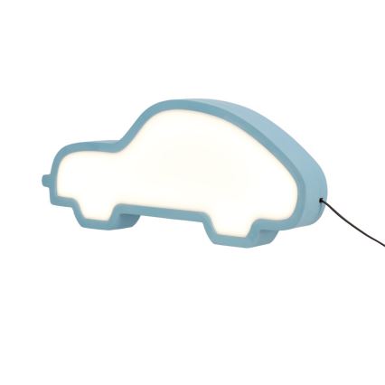 LED Dětská stolní lampa CAR LED/11W/230V modrá