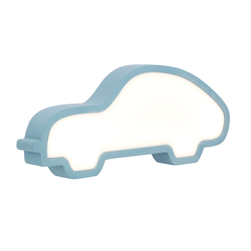 LED Dětská stolní lampa CAR LED/11W/230V modrá