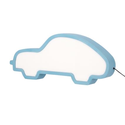 LED Dětská stolní lampa CAR LED/11W/230V modrá