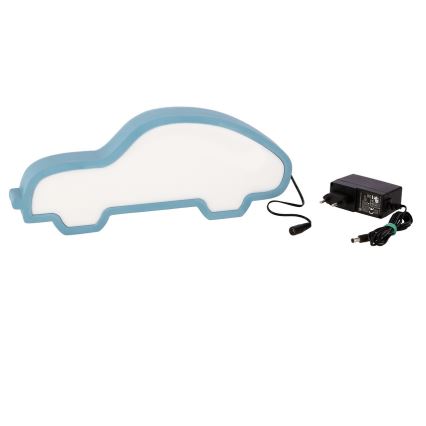 LED Dětská stolní lampa CAR LED/11W/230V modrá