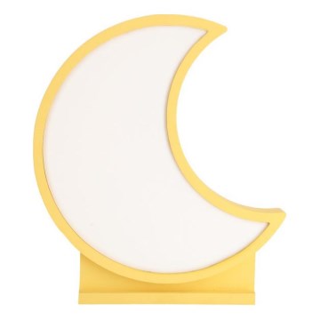 LED Dětská stolní lampa MOON LED/12W/230V žlutá