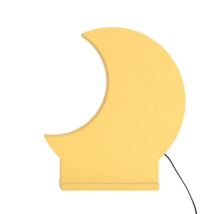 LED Dětská stolní lampa MOON LED/12W/230V žlutá
