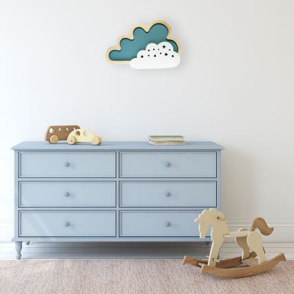 LED Dětské nástěnné svítidlo CLOUD LED/8W/230V