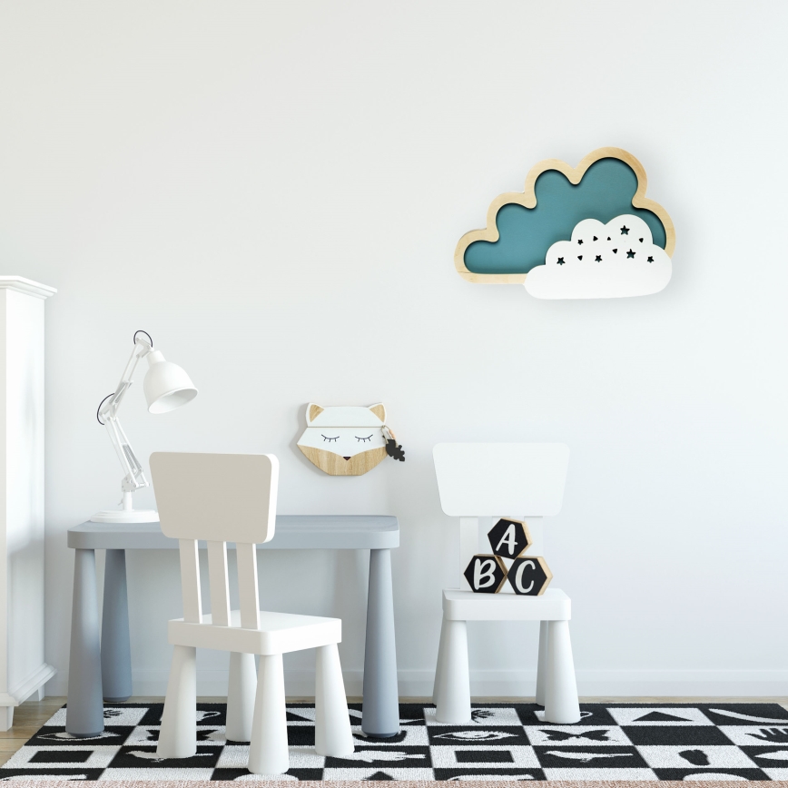 LED Dětské nástěnné svítidlo CLOUD LED/8W/230V