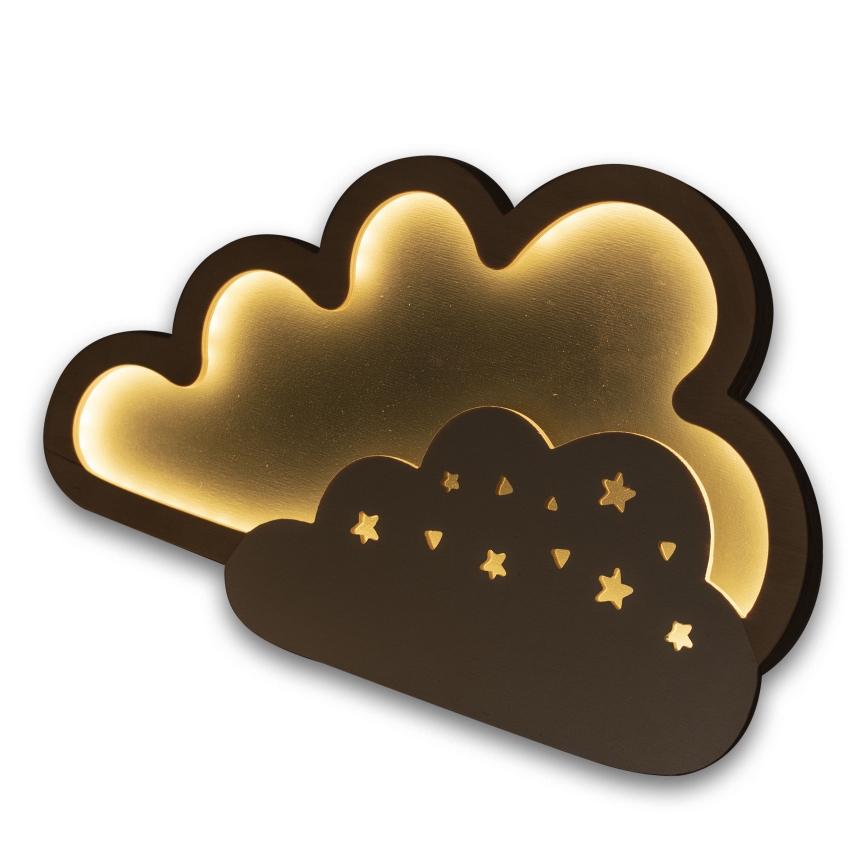 LED Dětské nástěnné svítidlo CLOUD LED/8W/230V