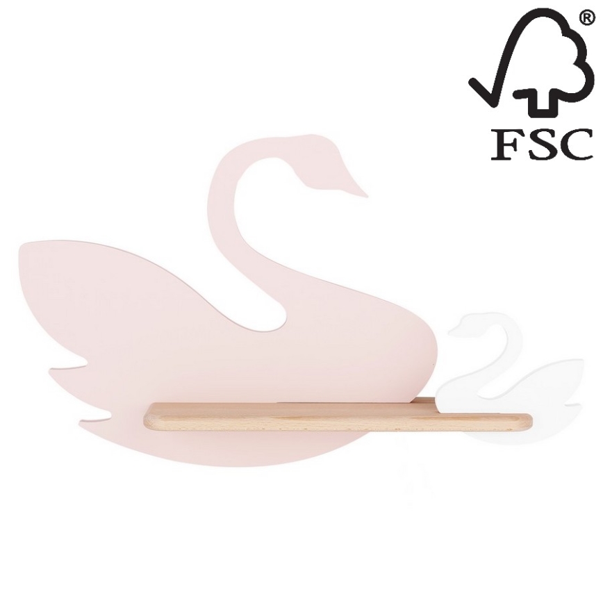 LED Dětské nástěnné svítidlo s poličkou SWAN LED/5W/230V, 