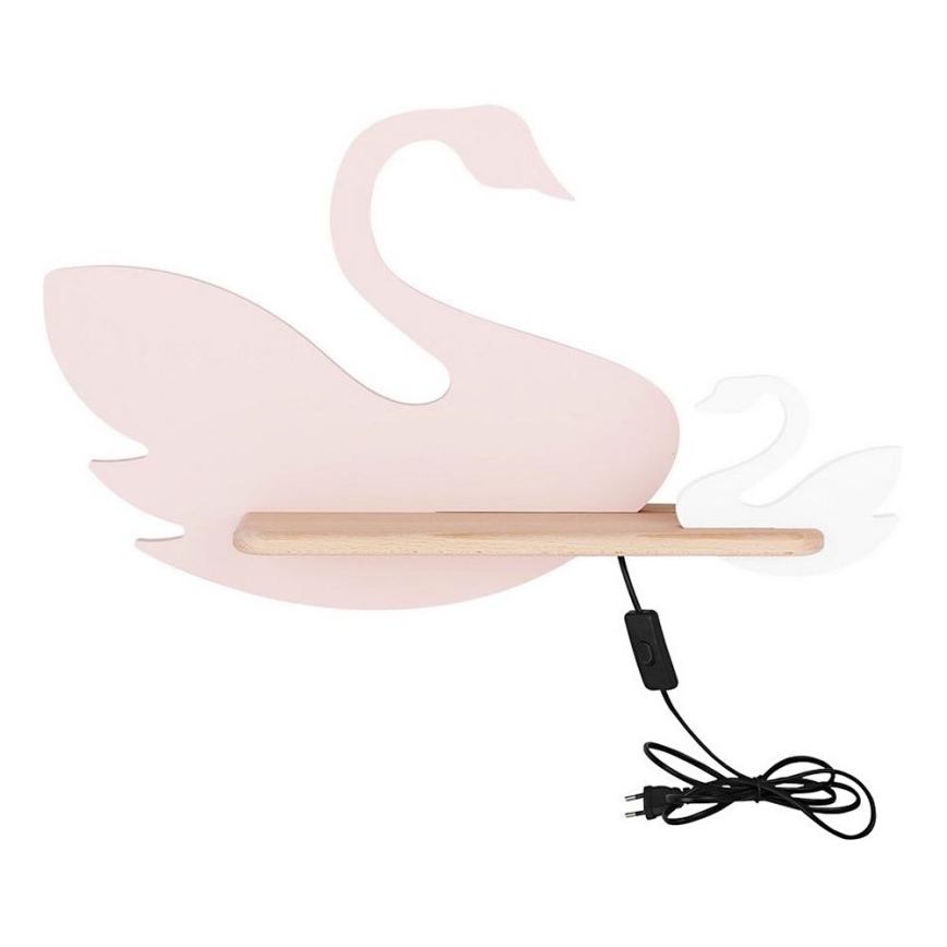 LED Dětské nástěnné svítidlo s poličkou SWAN LED/5W/230V, 