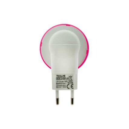 LED Dětské noční světlo se senzorem soumraku LED/0,5W/230V muchomůrka