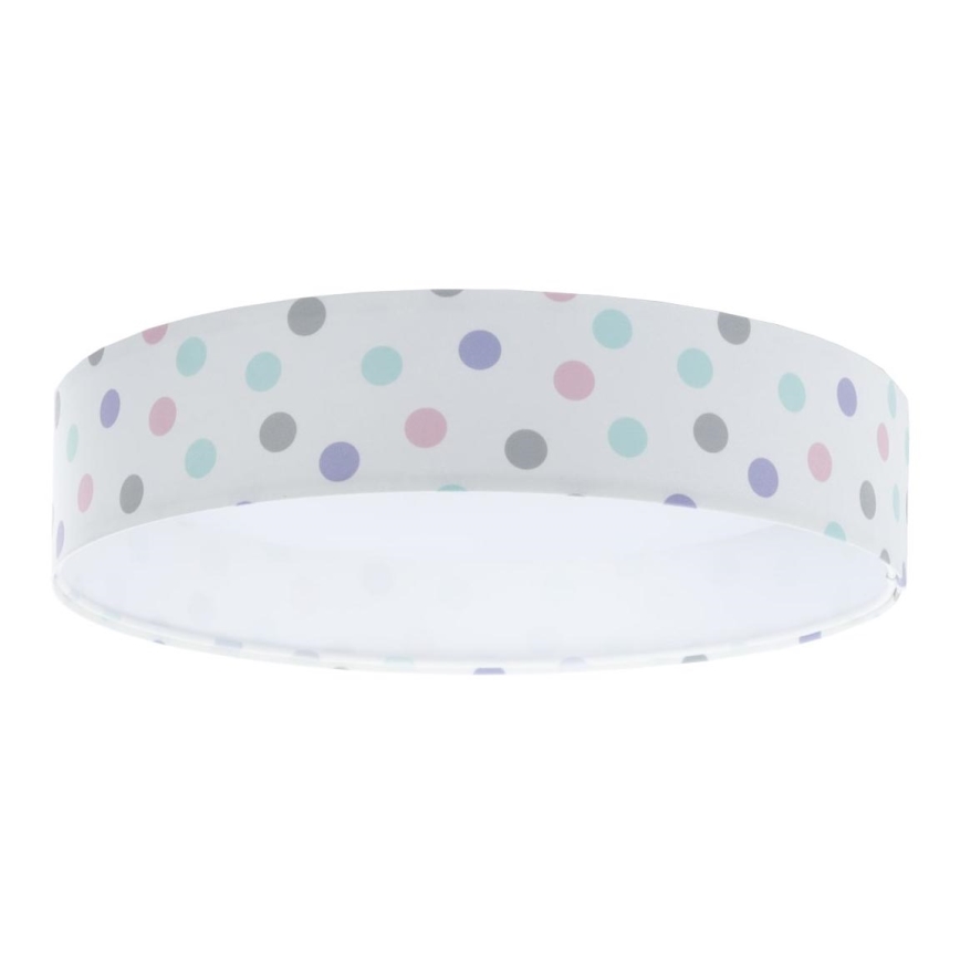 LED Dětské stropní svítidlo GALAXY KIDS LED/24W/230V puntíky pestrobarevná