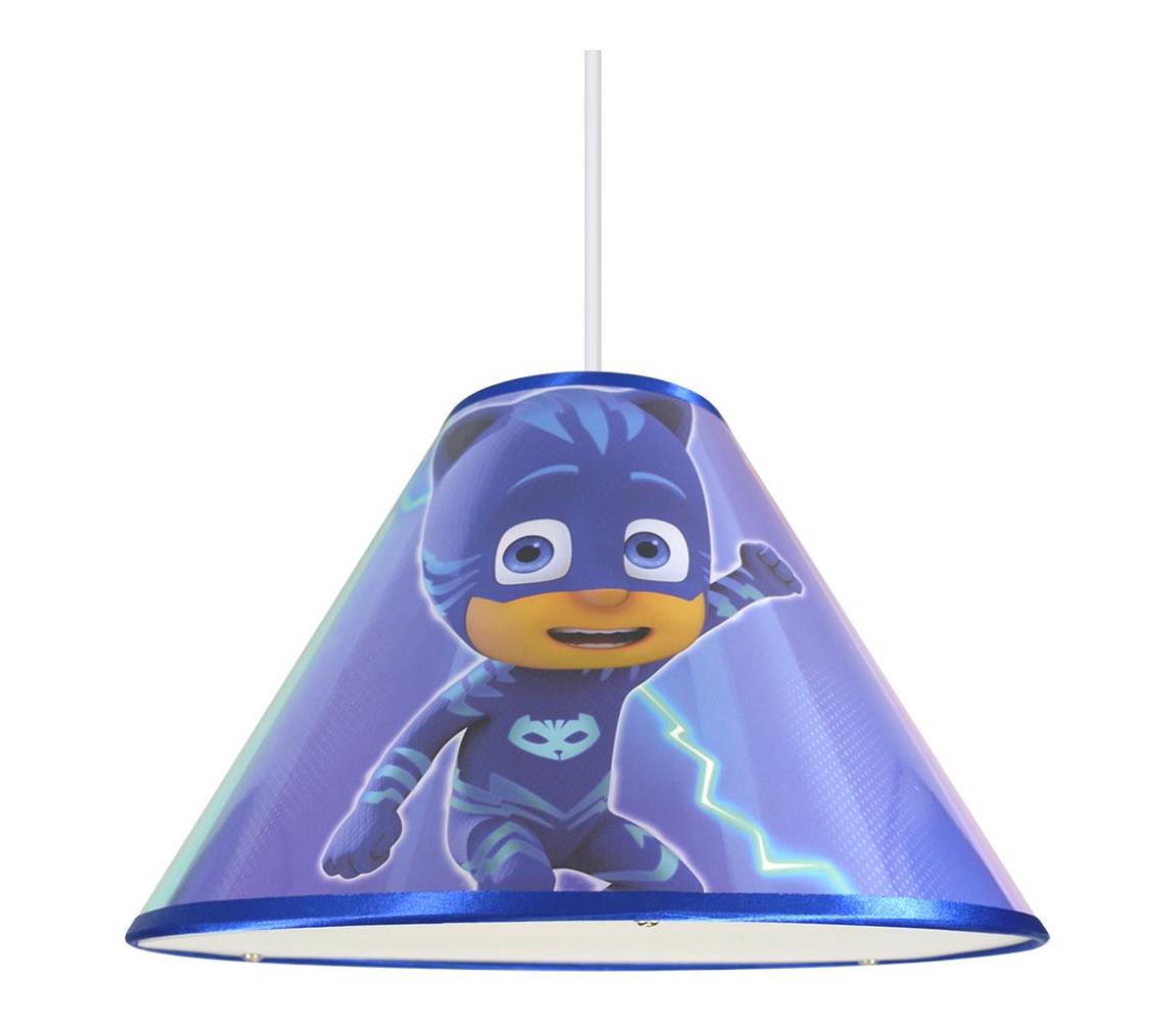 Lustr na lanku PJ MASK 1xE27/40W/230V Pestrobarevná – Alasans