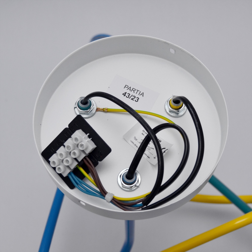 LED Dětský přisazený lustr OXFORD 3xE27/15W/230V