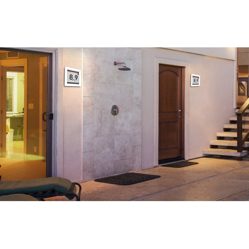 LED Domovní číslo ALICE LED/13W/230V IP44 3000K antracit