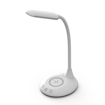 LED Dotyková stmívatelná stolní lampa s bezdrátovým nabíjením LED/4W/5V 3000-6500K bílá