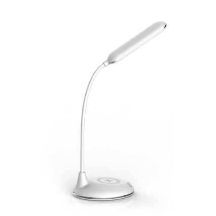 LED Dotyková stmívatelná stolní lampa s bezdrátovým nabíjením LED/4W/5V 3000-6500K bílá