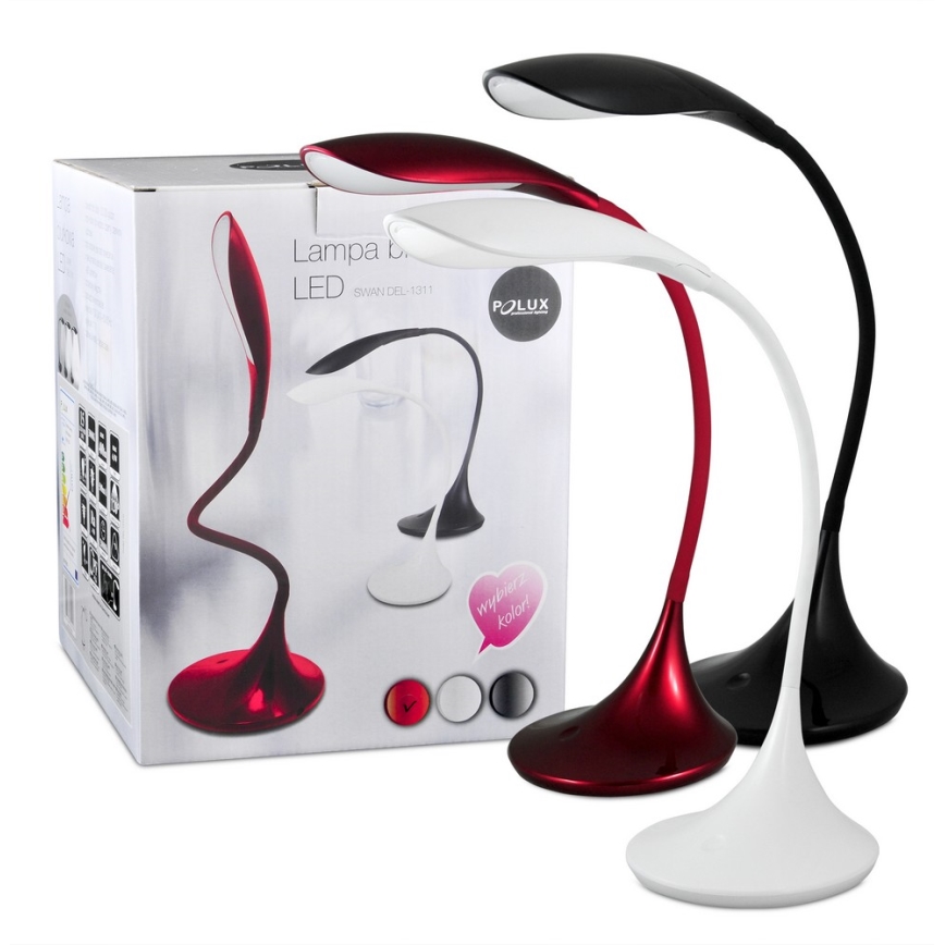 LED Dotyková stmívatelná stolní lampa SWAN  6,5W/100-240V
