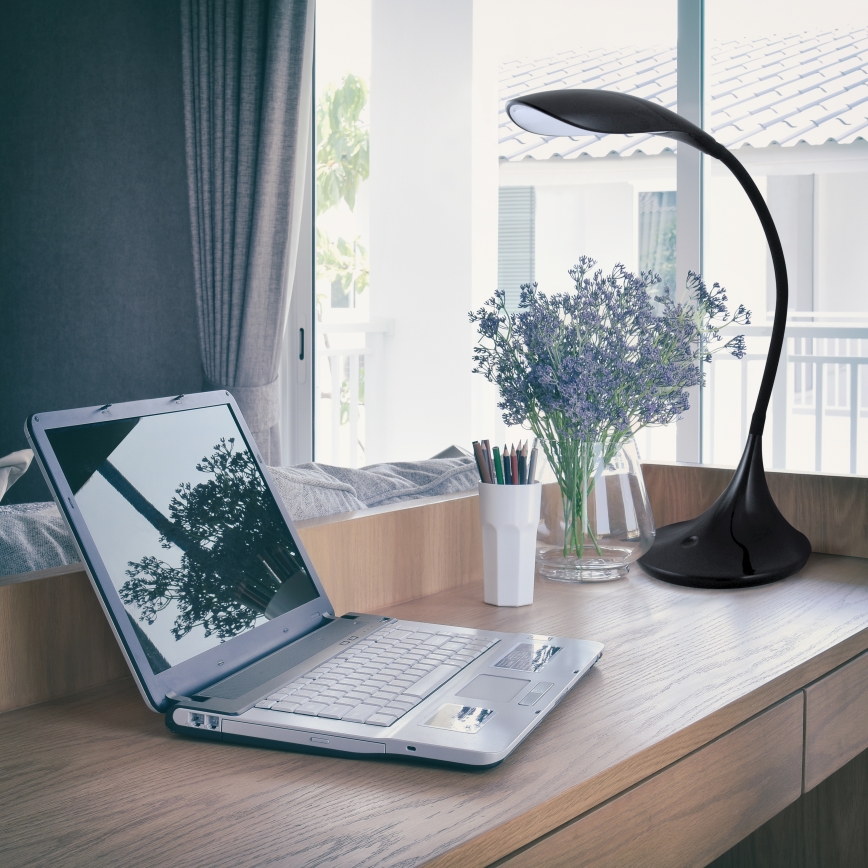 LED Dotyková stmívatelná stolní lampa SWAN  6,5W/100-240V