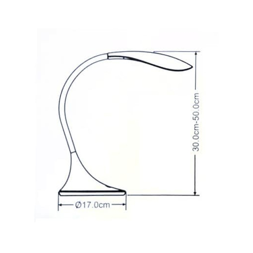 LED Dotyková stmívatelná stolní lampa VIPER LED/5,5W/230V černá