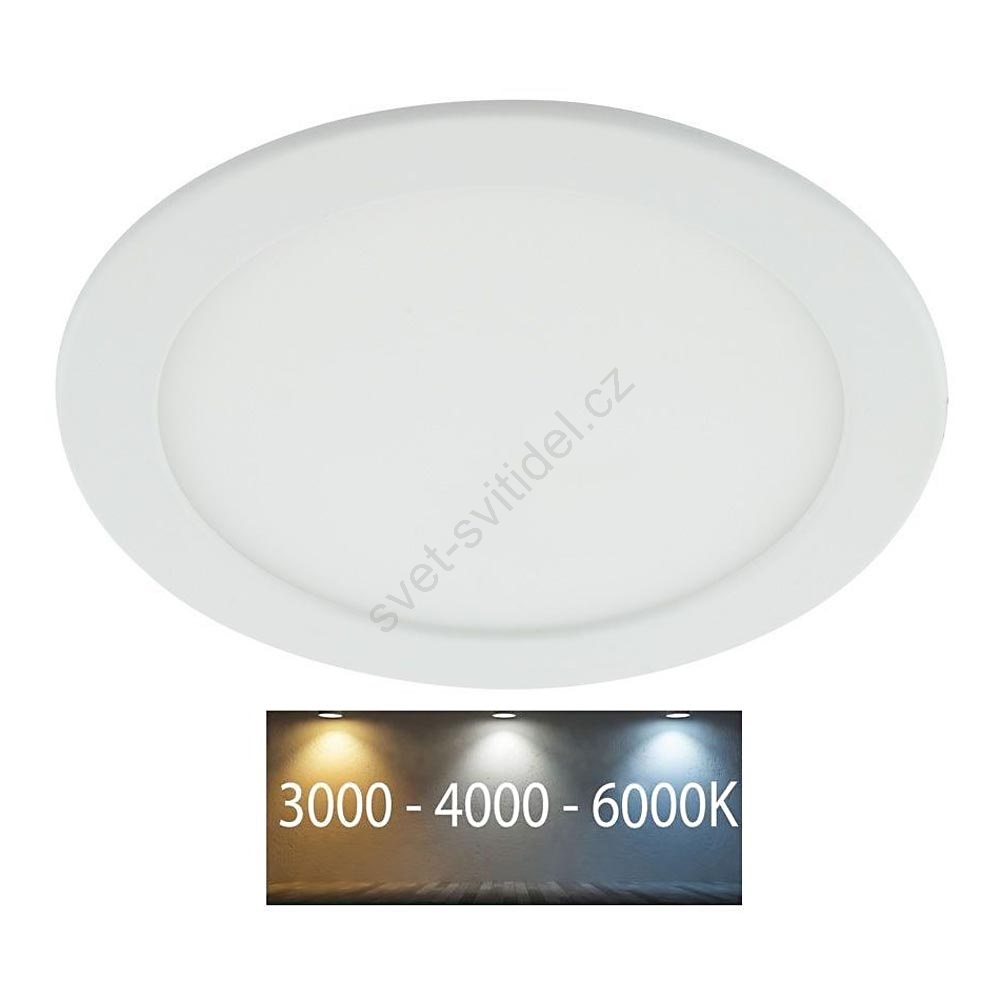LED Einbaubeleuchtung LED/18W/230V mit Farbtemperaturschalter | Welt