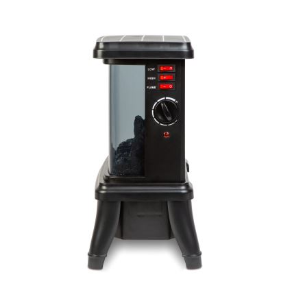 LED Elektrický krb s topením LED/1500W/230V