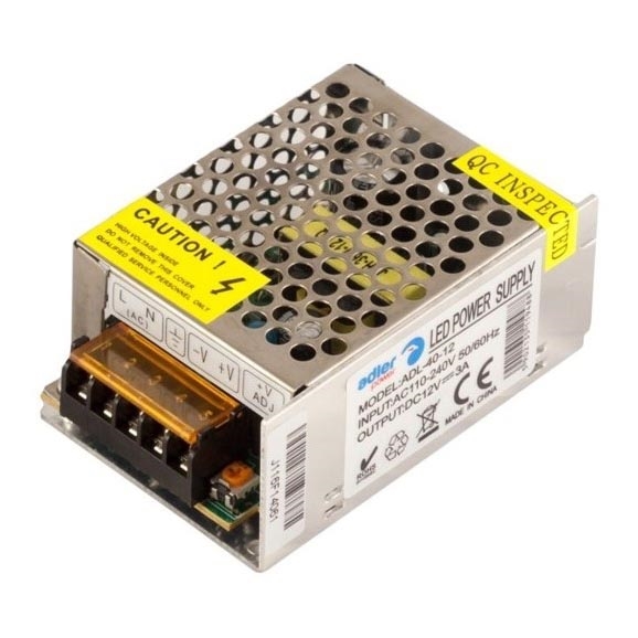 LED Elektronický transformátor 40W/230V/12V DC