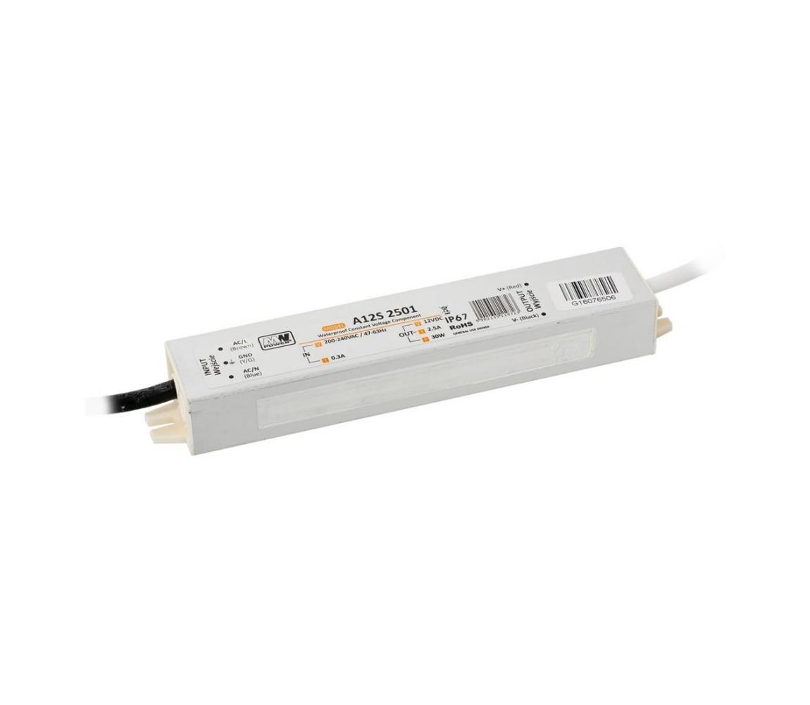 Greenlux LED Elektronický transformátor LED/30W/12V IP67 GXLD153