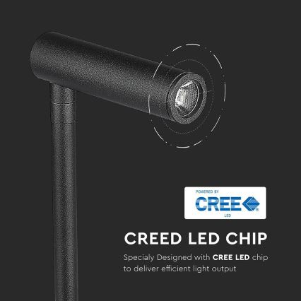 LED Flexibilní nástěnná lampa s USB portem LED/3W/230V