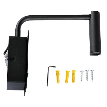 LED Flexibilní nástěnná lampa s USB portem LED/3W/230V