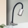 LED Flexibilní stolní lampa s klipem KURT LED/5W/230V stříbrná