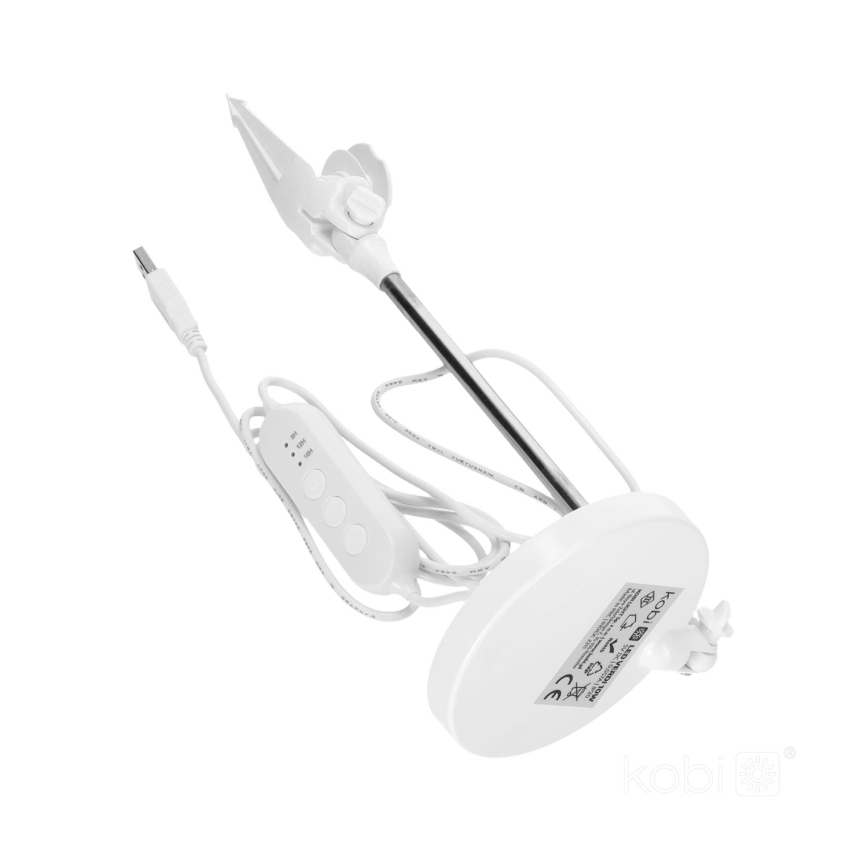 LED Interiérová lampa pro pěstování rostlin LED/10W/5V 3200K