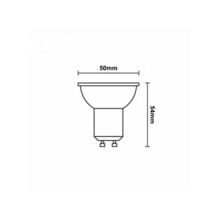 LED Keramická žárovka GU10/9,5W/230V 4000K