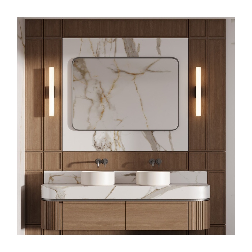 LED Koupelnové osvětlení zrcadla LINEA LED/12W/230V 3000/4000/6000K IP44 61 cm lesklý chrom