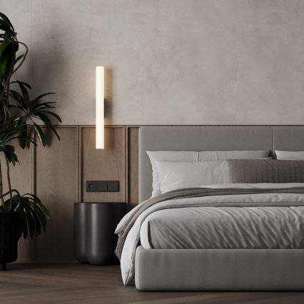 LED Koupelnové osvětlení zrcadla LINEA LED/8W/230V 3000/4000/6000K IP44 45 cm matný chrom