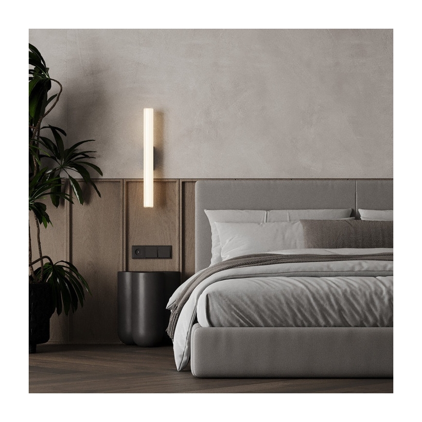 LED Koupelnové osvětlení zrcadla LINEA LED/8W/230V 3000/4000/6000K IP44 45 cm matný chrom