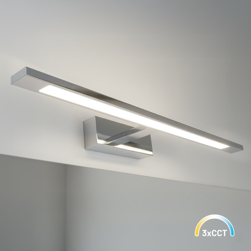 LED Koupelnové osvětlení zrcadla KLIMT LED/12W/230V 3000/4000/6000K 60 cm IP44 lesklý chrom